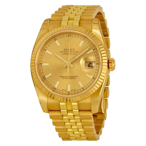 rolex datejust gold back|rolex datejust full gold.